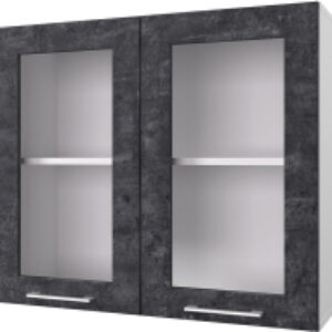 Шкаф навесной для кухни Оптима 80 Витрина 21век