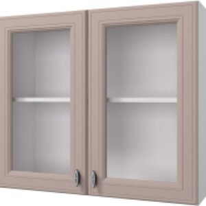 Шкаф навесной для кухни Ева 80 с витриной 21век