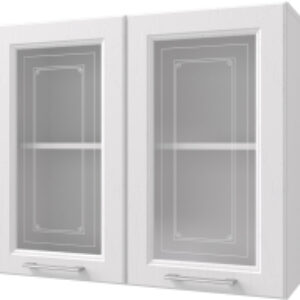 Шкаф навесной для кухни Классик 80 с витриной 21век