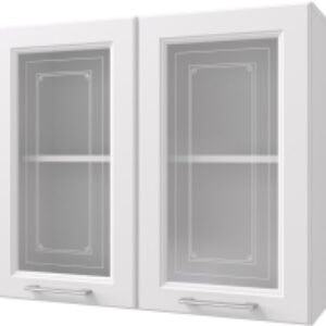 Шкаф навесной для кухни Классик 80 с витриной 21век