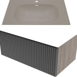 Тумба с умывальником Кито 80 / K80TS0MFLPM-M115G80 21век