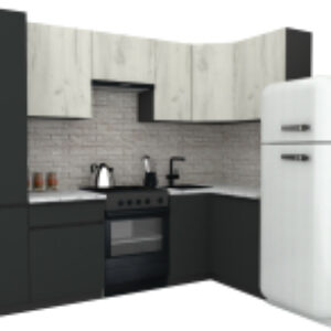 Кухонный гарнитур Эко-8 1.2x2.7 правая 21век