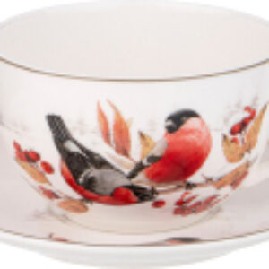 Чашка с блюдцем Лесная сказка 85-1916 21век