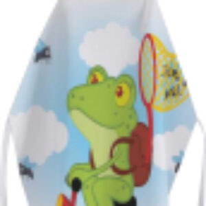 Кухонный фартук Лягушка с сачком на велосипеде / ap-15252 21век