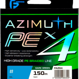 Леска плетеная Azimuth PE X4 150м Dark Green / FAZG4-014 21век