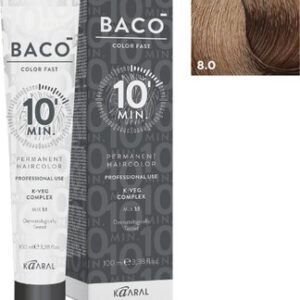 Крем-краска для волос Baco Color Fast тон CF8.0 21век