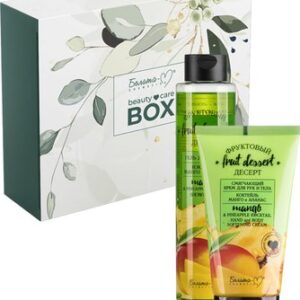 Набор косметики для тела Beauty Box Фруктовый десерт Крем для рук 150г+Гель д/д 400г 21век