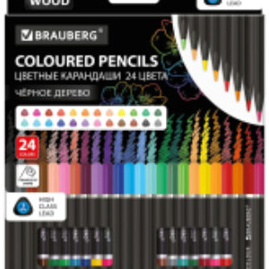 Набор цветных карандашей Black Wood / 181949 21век