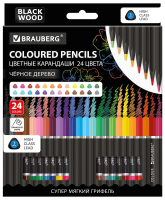 Набор цветных карандашей Black Wood / 181949 21век