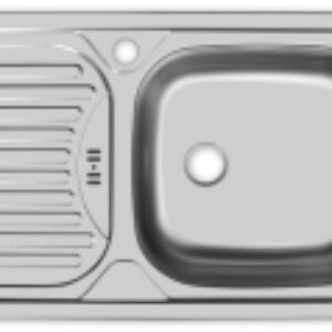 Мойка кухонная CLM760.435 GW6K 1R 21век