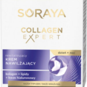 Крем для лица Collagen Expert Оживляющий дневной и ночной увлажняющий 21век