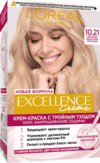 Крем-краска для волос Color Excellence 10.21 21век