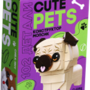 Конструктор Cute dogs Мопсик / 9278946 21век