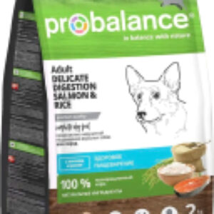 Сухой корм для собак Delicate Digestion для взрослых собак с лососем и рисом 21век