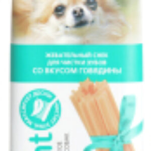 Лакомство для собак Dent Жевательный снек со вкусом говядины 21век