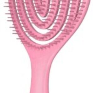 Расческа-массажер Detangler Wet & Dry Oval Strawberry / 14-2031 21век