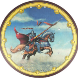 Щит игрушечный Круглый Всадник с копьем / DI-S08 21век