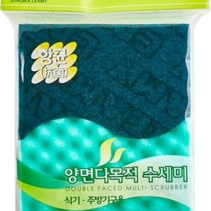 Набор губок для мытья посуды Double Multi Scrubber 21век