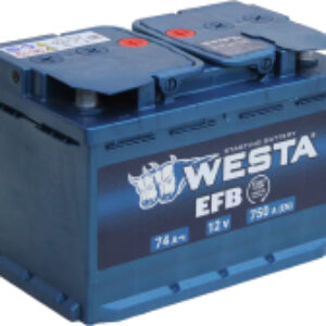 Автомобильный аккумулятор EFB 6СТ-74 VLR Euro низкий ПEFBн008 21век
