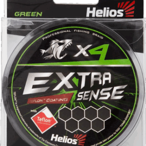 Леска плетеная Extrasense X4 PE Green 150м 2.5/38LB 0.28мм / HS-ES-X4-2.5/38LB 21век