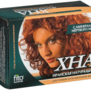 Порошковая краска для волос Хна Иранская натуральная с минералами Мертвого моря 21век