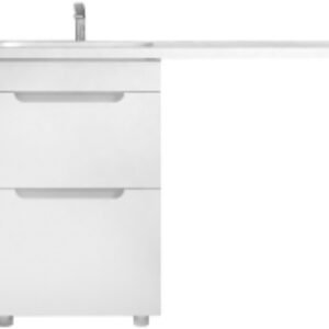 Тумба под умывальник Forte 120L / For.01.120.L/N/W 21век