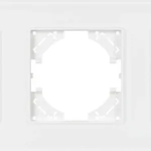 Рамка для выключателей и розеток FRM-OMALI-SFGS-3-WH / 049712 21век