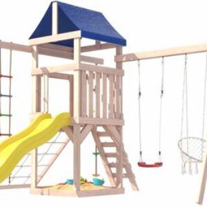 Игровой комплекс Fun Land для улицы и дачи с мини сеткой / ДНПМ-1 21век