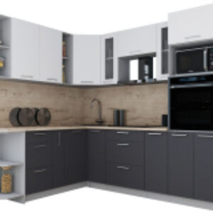 Кухонный гарнитур Мила Gloss 1.88x2.4 левая 21век