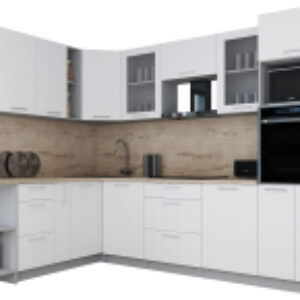 Кухонный гарнитур Мила Gloss 1.88x2.8 левая 21век