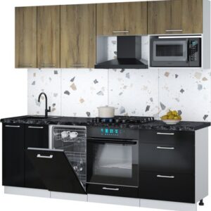 Кухонный гарнитур Мила Gloss 2.25-ПМ4 21век