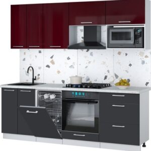 Кухонный гарнитур Мила Gloss 2.25-ПМ4 21век