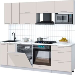 Кухонный гарнитур Мила Gloss 2.4-ПМ2 21век