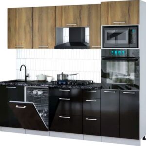 Кухонный гарнитур Мила Gloss 2.45-ПМ3 21век