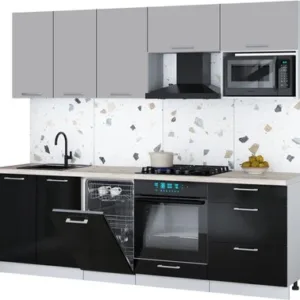 Кухонный гарнитур Мила Gloss 2.45-ПМ4 21век