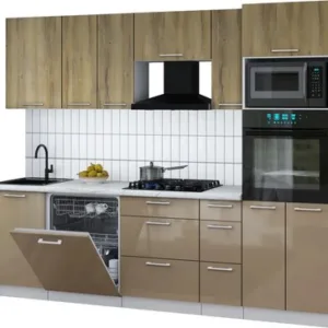 Кухонный гарнитур Мила Gloss 2.6-ПМ1 21век