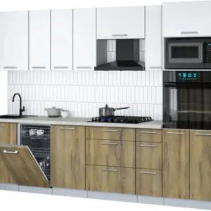 Кухонный гарнитур Мила Gloss 2.9-ПМ3 21век