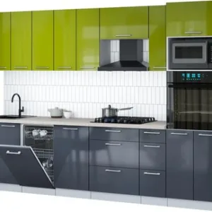 Кухонный гарнитур Мила Gloss 3.0-ПМ3 21век