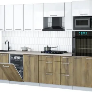 Кухонный гарнитур Мила Gloss 3.0-ПМ3 21век