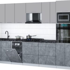 Кухонный гарнитур Мила Gloss 3.05-ПМ3 21век