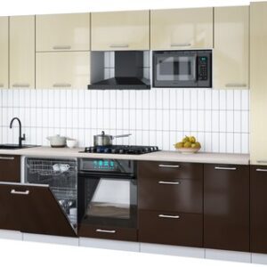 Кухонный гарнитур Мила Gloss 3.1-ПМ2 21век