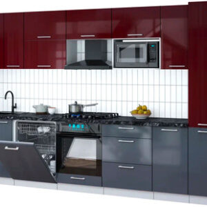 Кухонный гарнитур Мила Gloss 3.2-ПМ2 21век