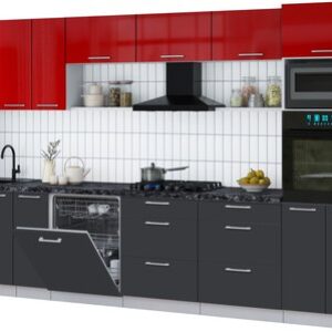 Кухонный гарнитур Мила Gloss 3.3-ПМ1-2 21век
