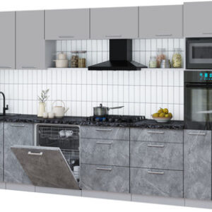 Кухонный гарнитур Мила Gloss 3.4-ПМ1-2 21век