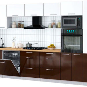 Кухонный гарнитур Мила Gloss 3.4-ПМ1 21век