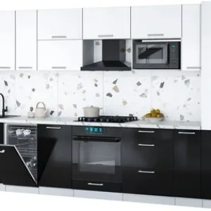 Кухонный гарнитур Мила Gloss 3.4-ПМ4 21век