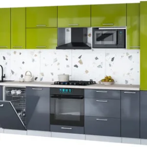 Кухонный гарнитур Мила Gloss 3.4-ПМ4 21век