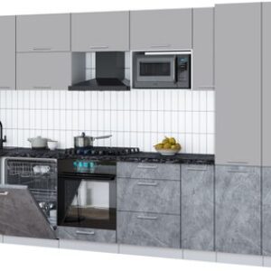 Кухонный гарнитур Мила Gloss 3.5-ПМ2 21век