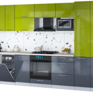 Кухонный гарнитур Мила Gloss 3.5-ПМ4 21век