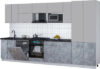 Кухонный гарнитур Мила Gloss 3.6-ПМ2 21век